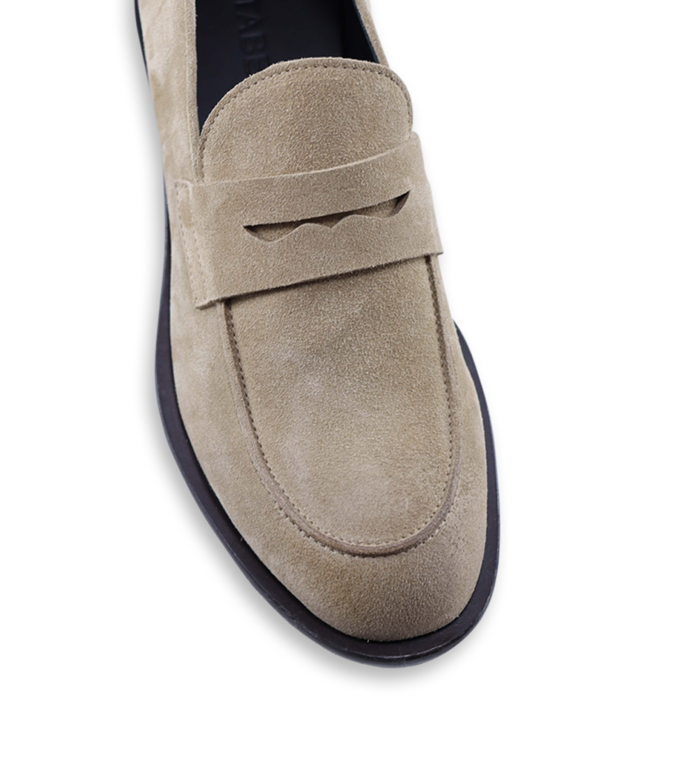 Valentino loafers, beige suede