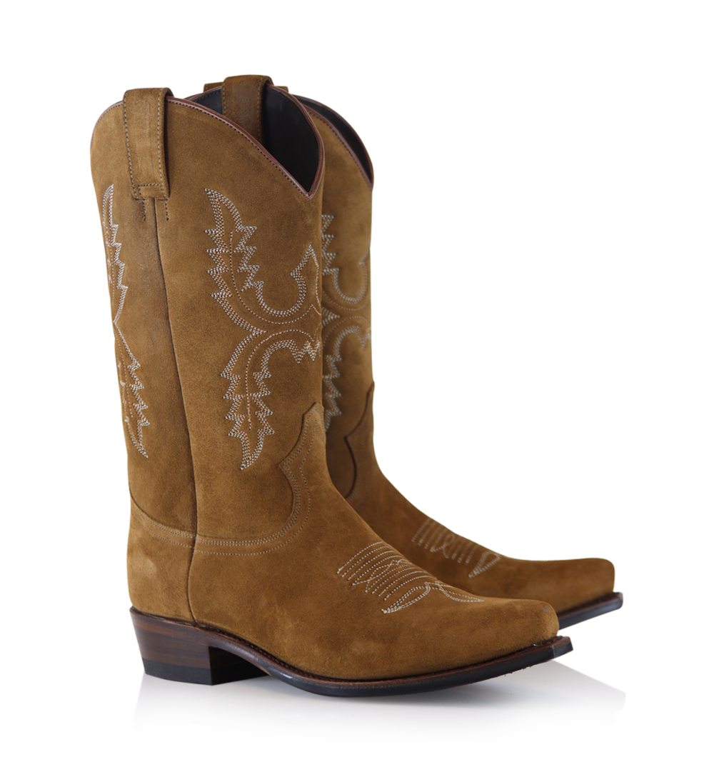 Diego cowboy boots, brown leather