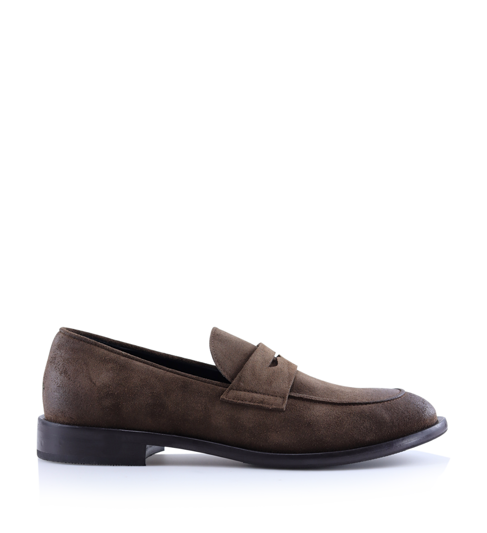 Valentino loafers, brown suede