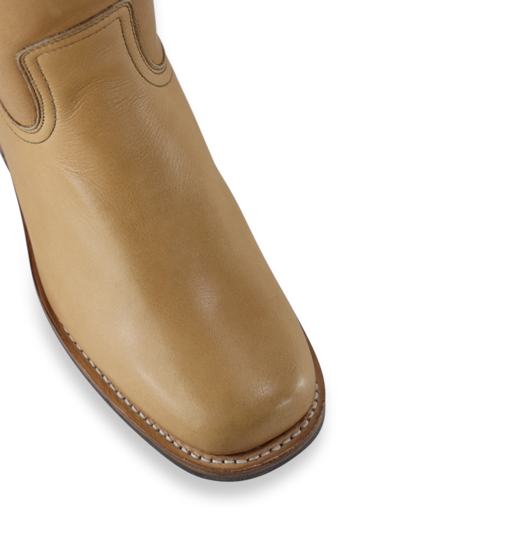 Achilla boots, oak leather