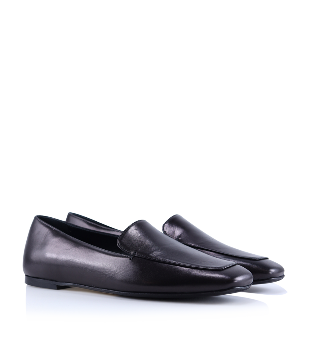 Barbara loafers, black leather