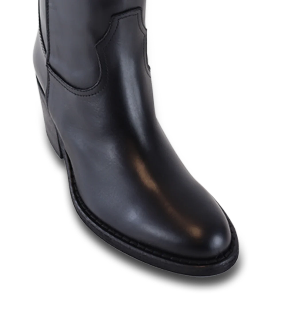 Ancy boots, black leather