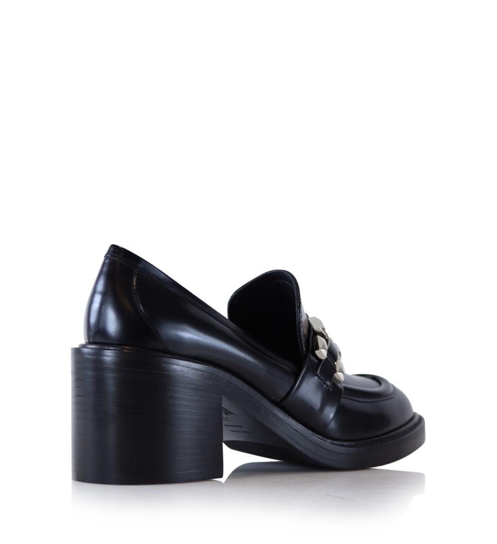 Blake loafers, black leather