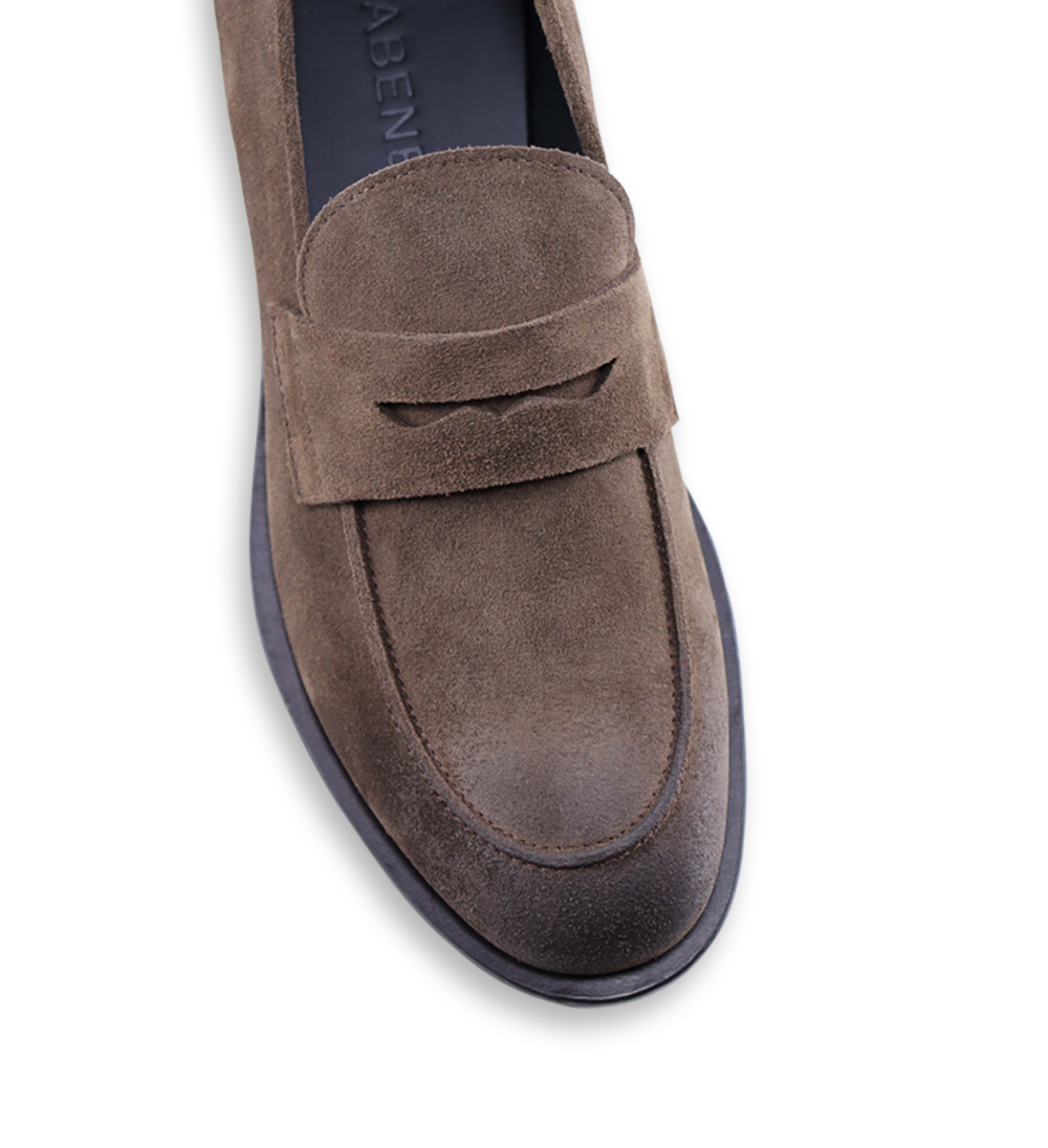 Valentino loafers, brown suede