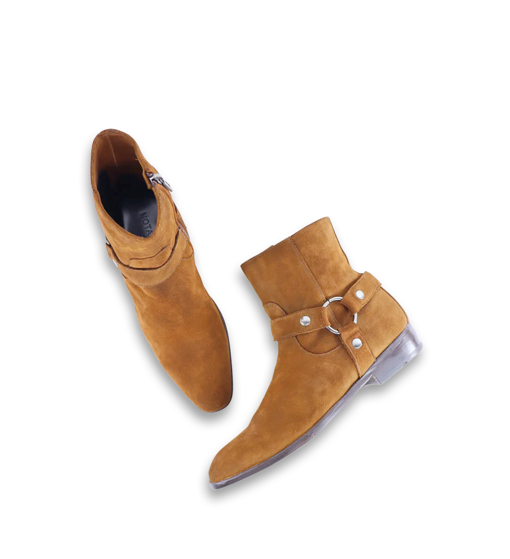 Lenny boots, brown suede