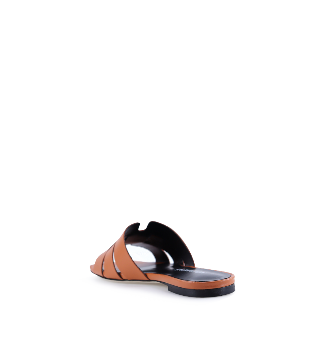 Penelope sandaler, brun læder