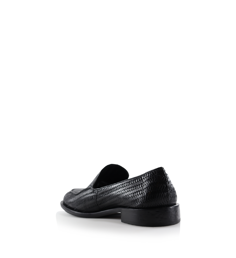 Vittorio loafers, black leather