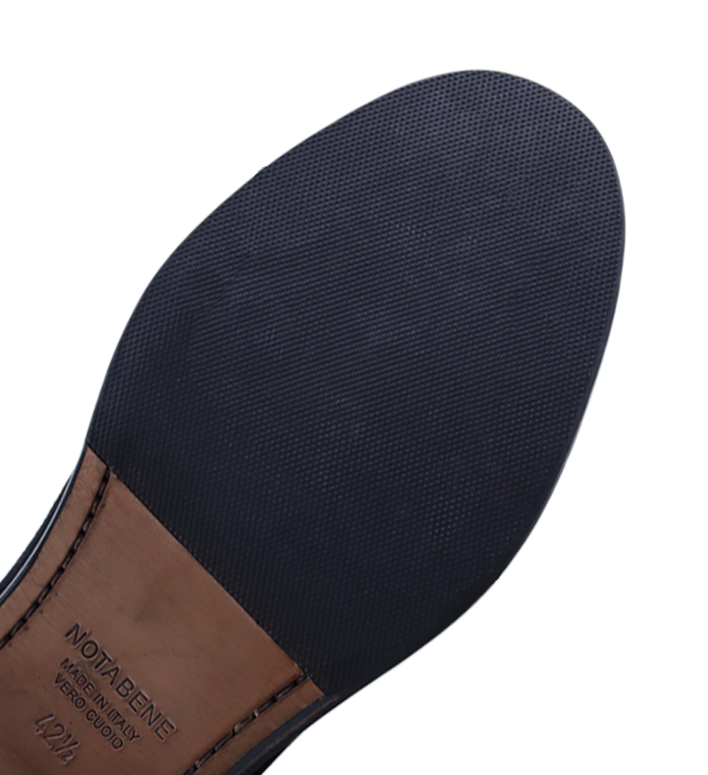 Vittorio loafers, sort ruskind