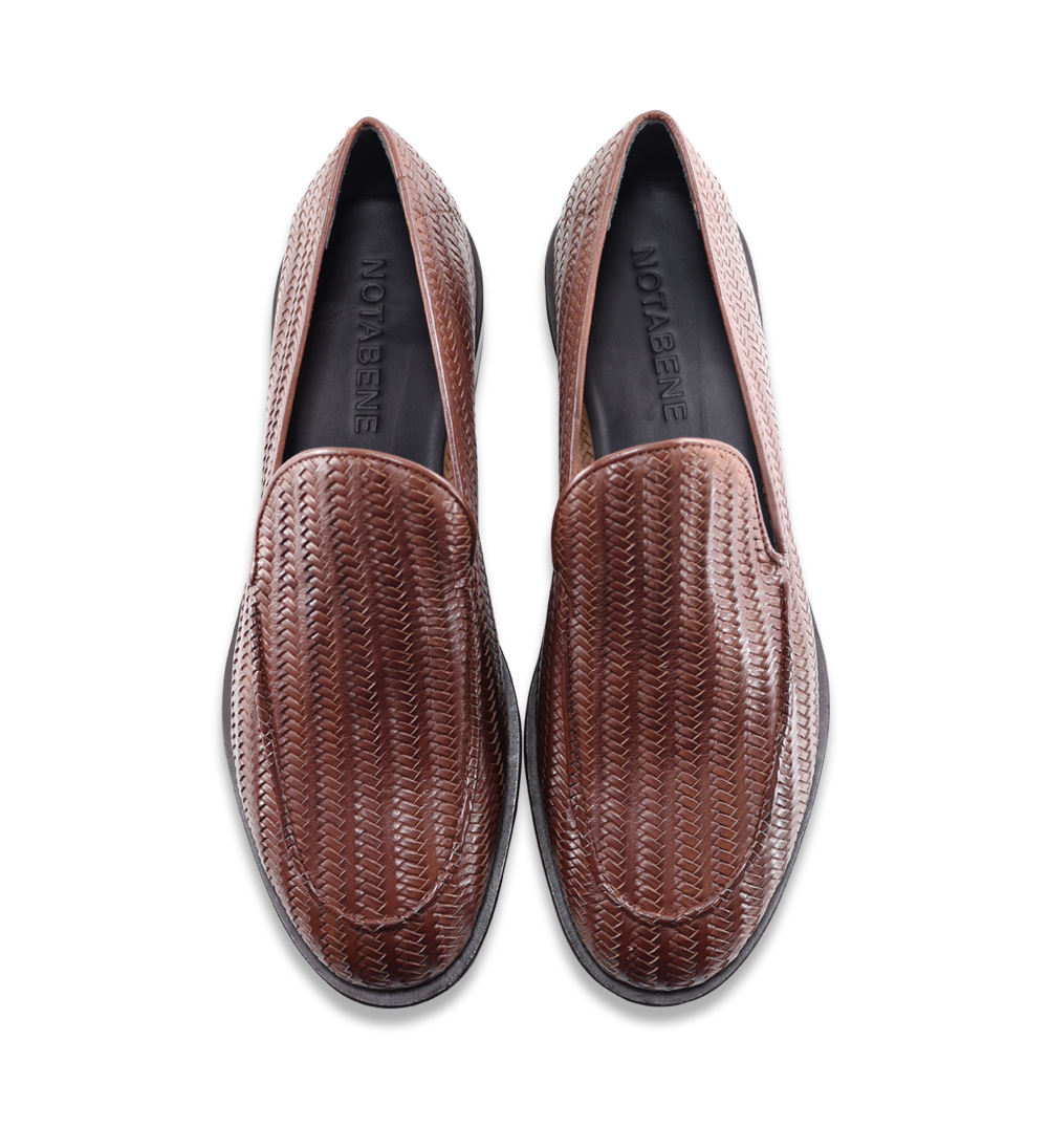 Vittorio loafers, brun læder