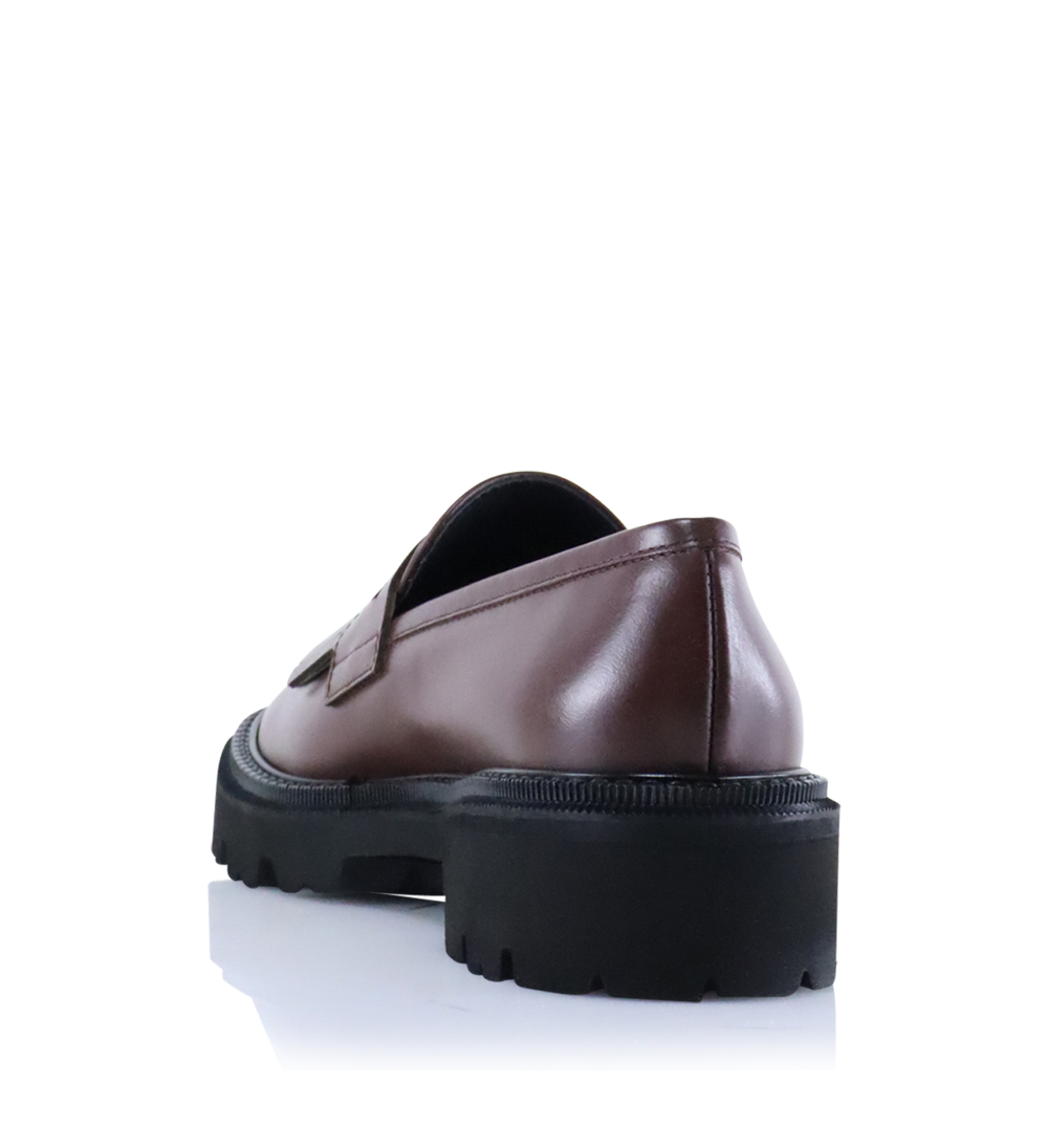 Tereza loafers, kastanje læder