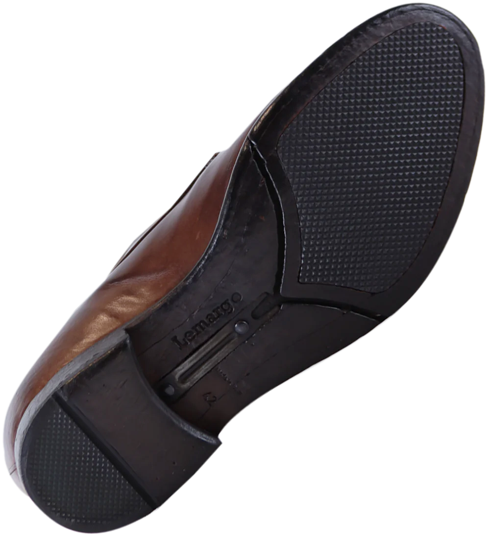 Enzo oxfords shoes, brown leather