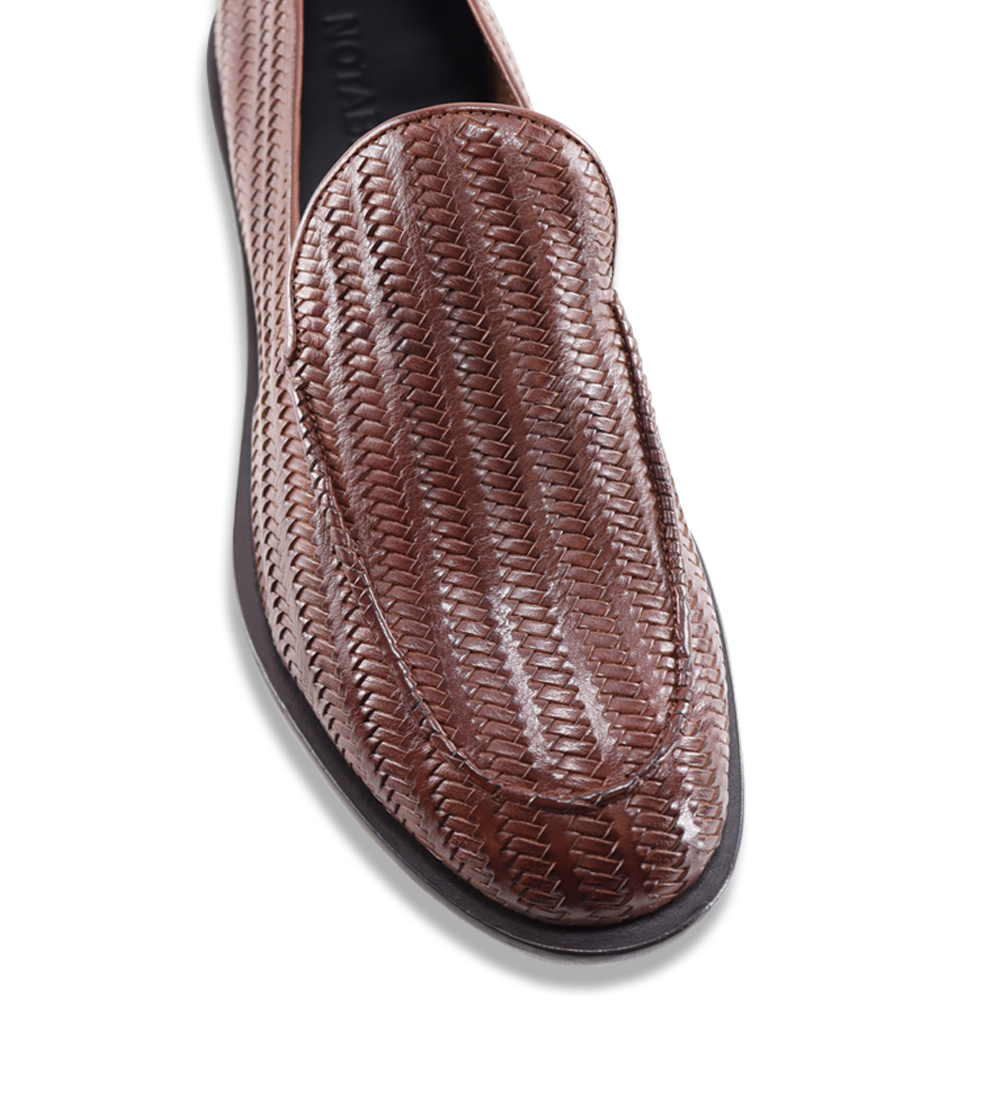 Vittorio loafers, brun læder