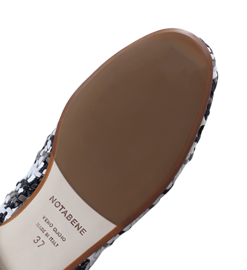 Capri ballerinas, black multi