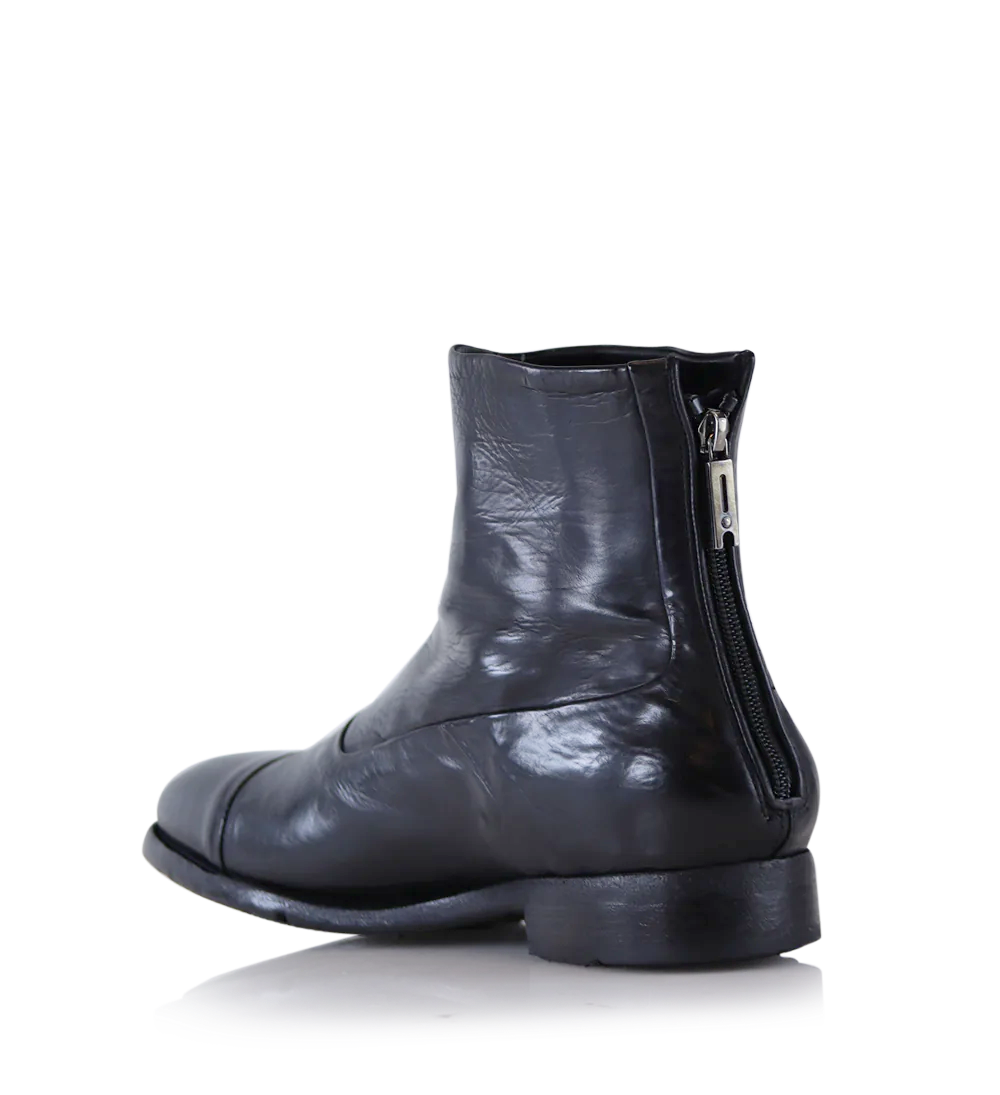 Emanuele boots, black leather