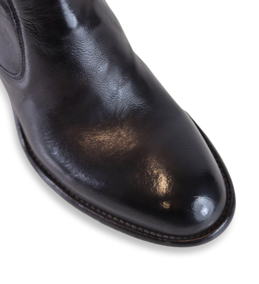 Norma chelsea boots, dark brown leather