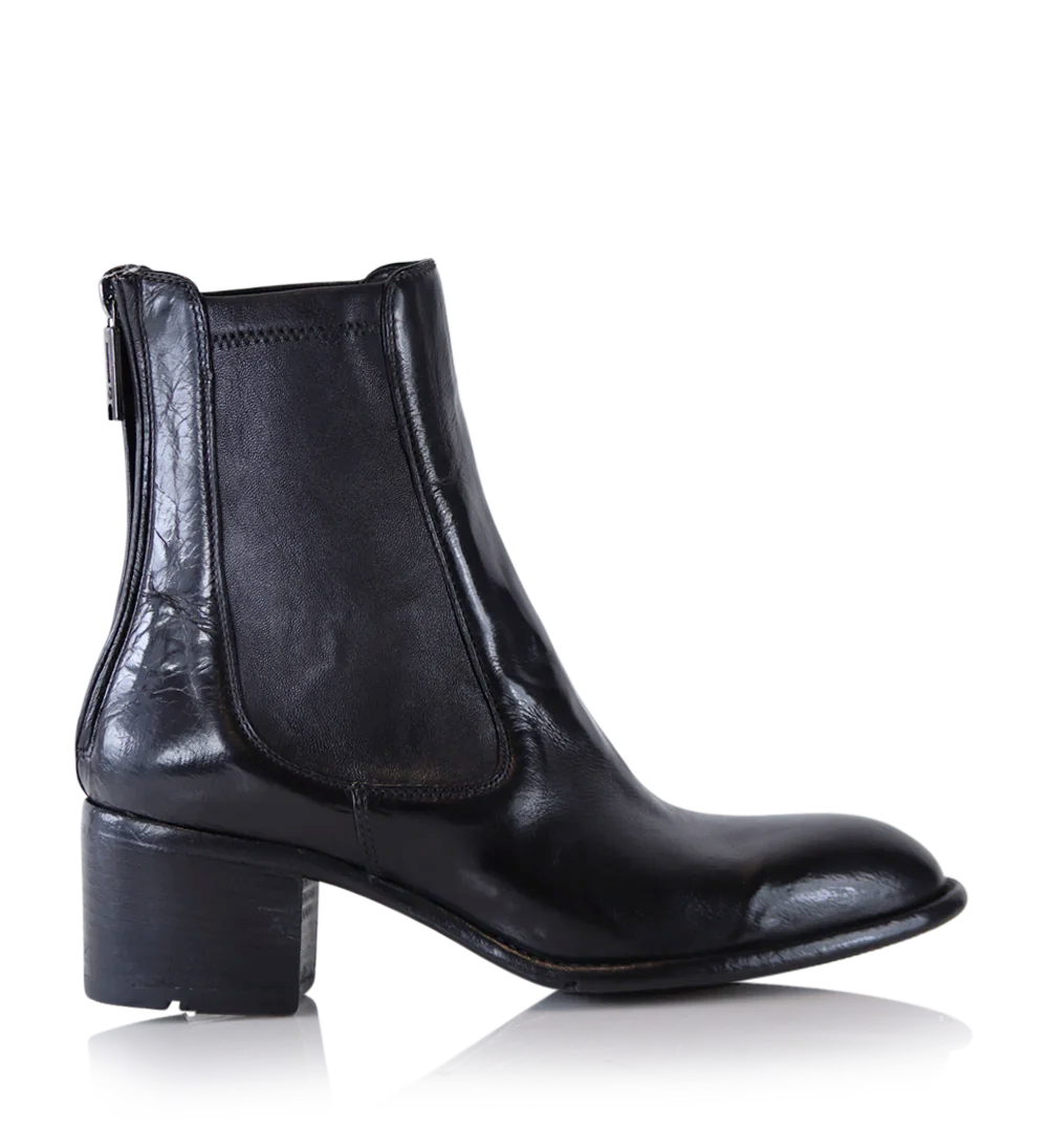 Norma chelsea boots, black leather