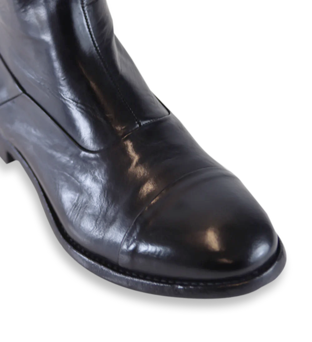 Emanuele boots, black leather