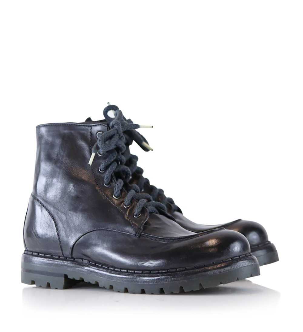 Geronimo boots, black leather