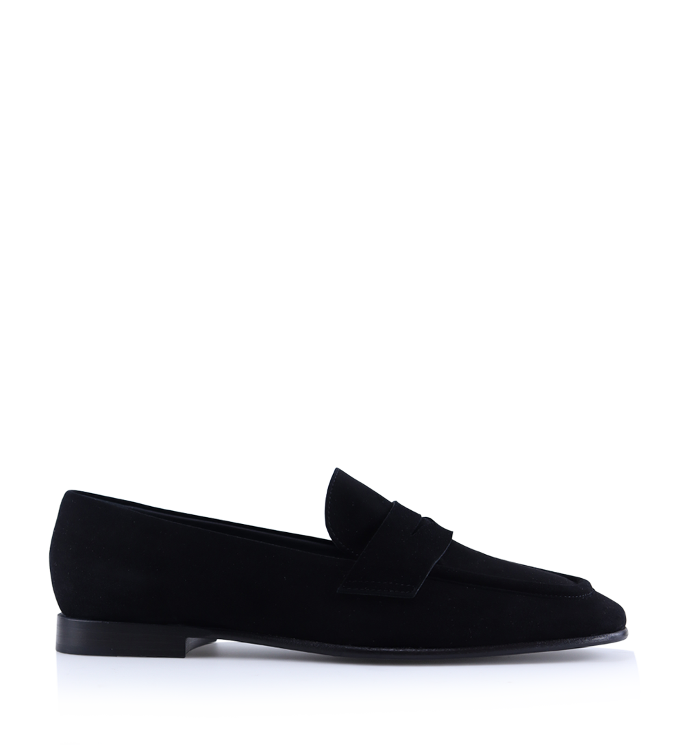 Bless loafers, black suede