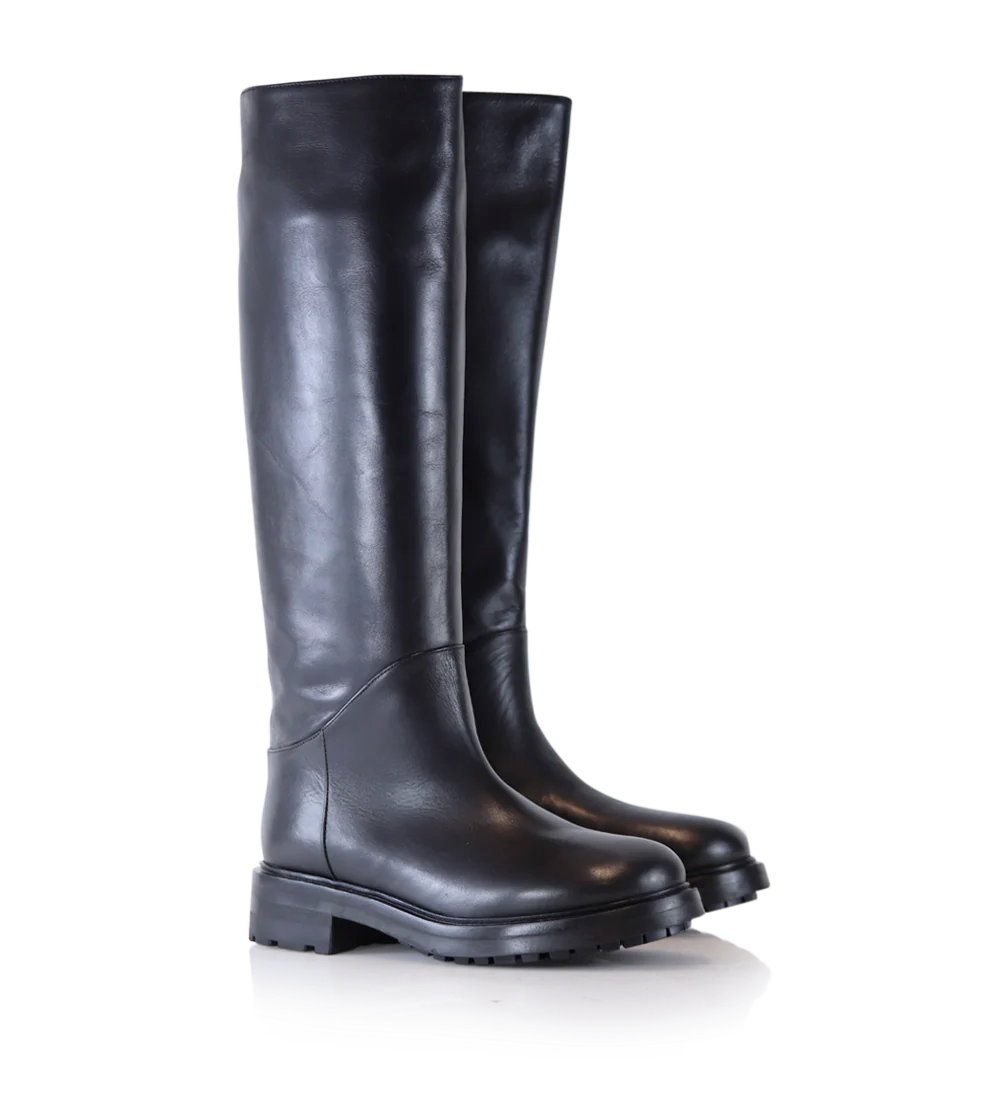 Alva II boots, black leather