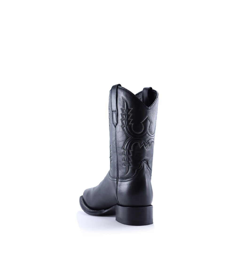 Draco boots, black leather