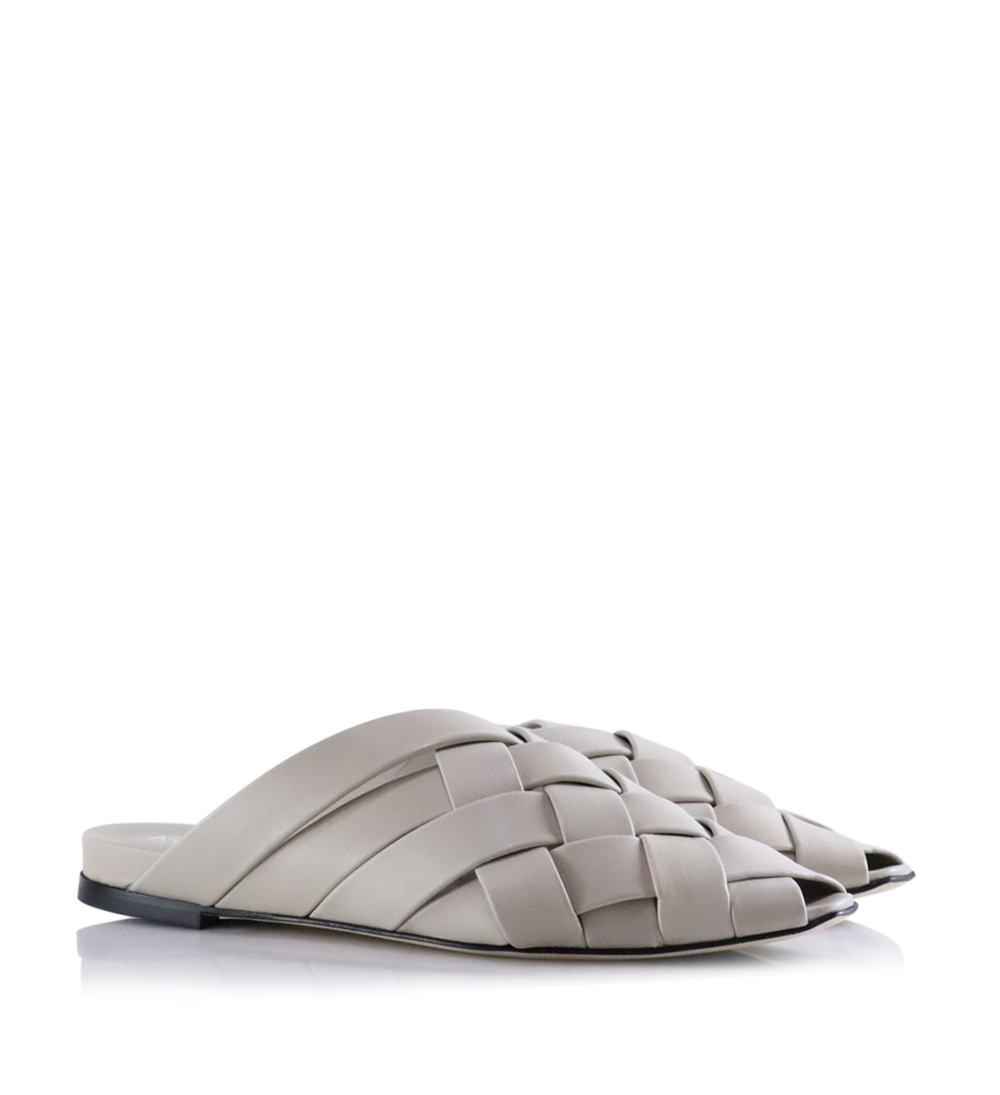 Lorena sandals, beige leather