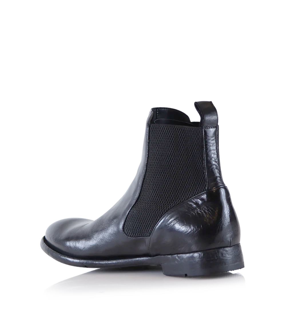 Luca Chelsea Boots, Black Leather
