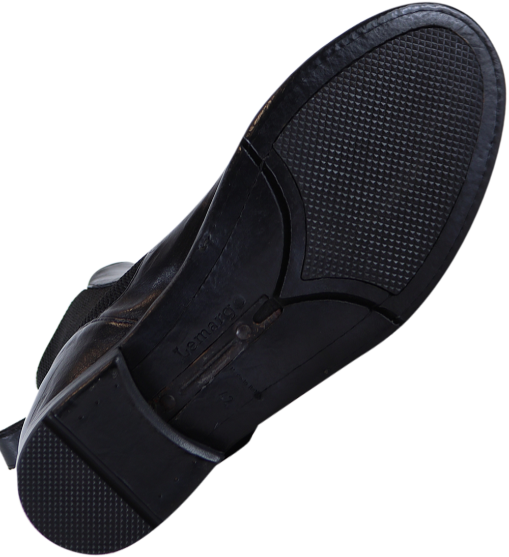 Luca chelsea boots, black leather