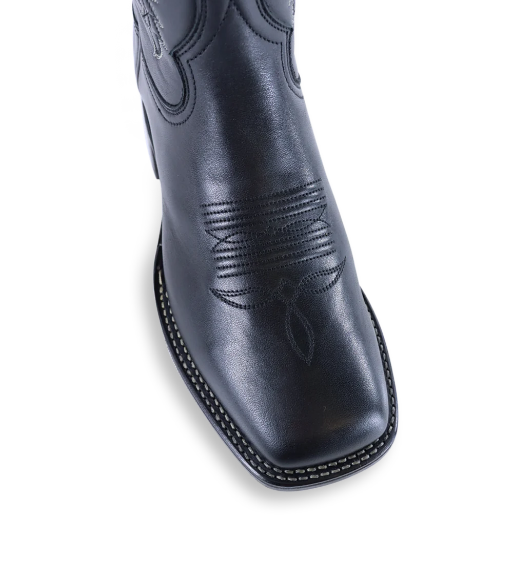 Draco boots, black leather