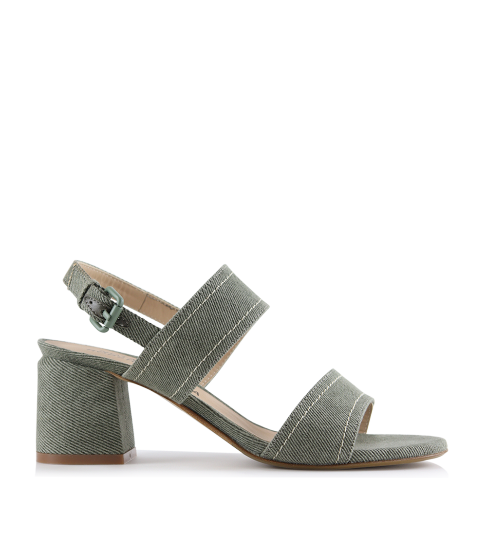 Agnesina sandals, khaki jeans