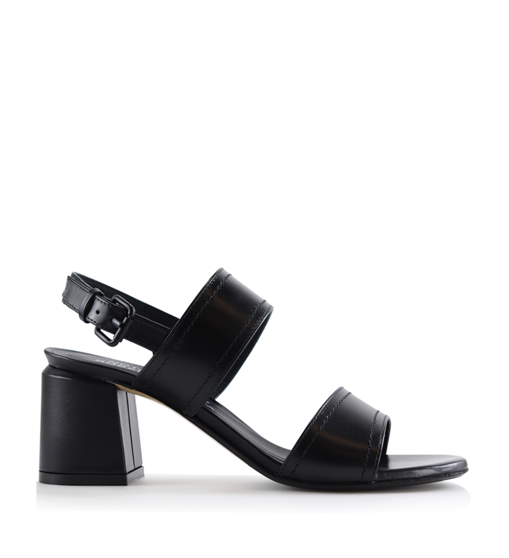 Agnesina sandals, black leather