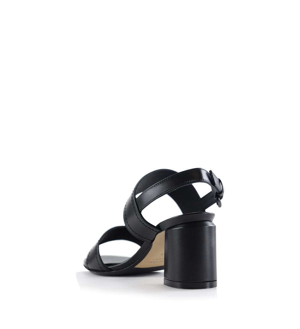 Agnesina sandals, black leather