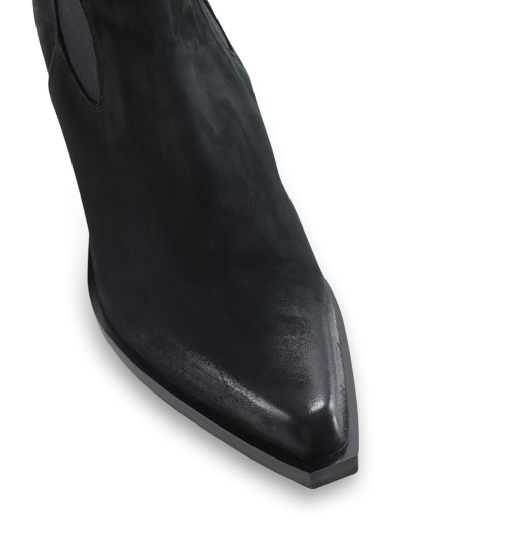 Lulu boots, black nubuck