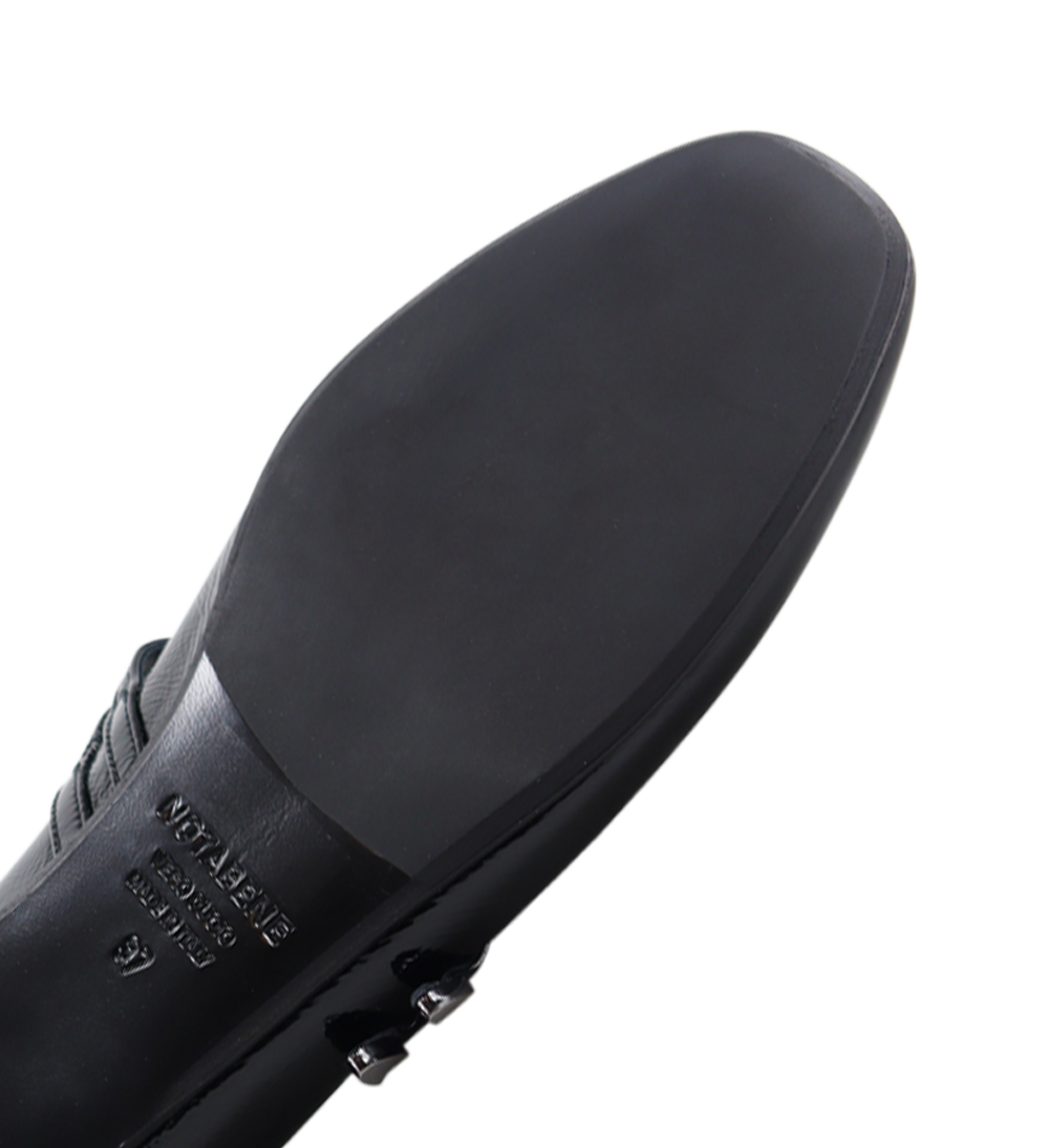 Barbette ballerinas, black patent