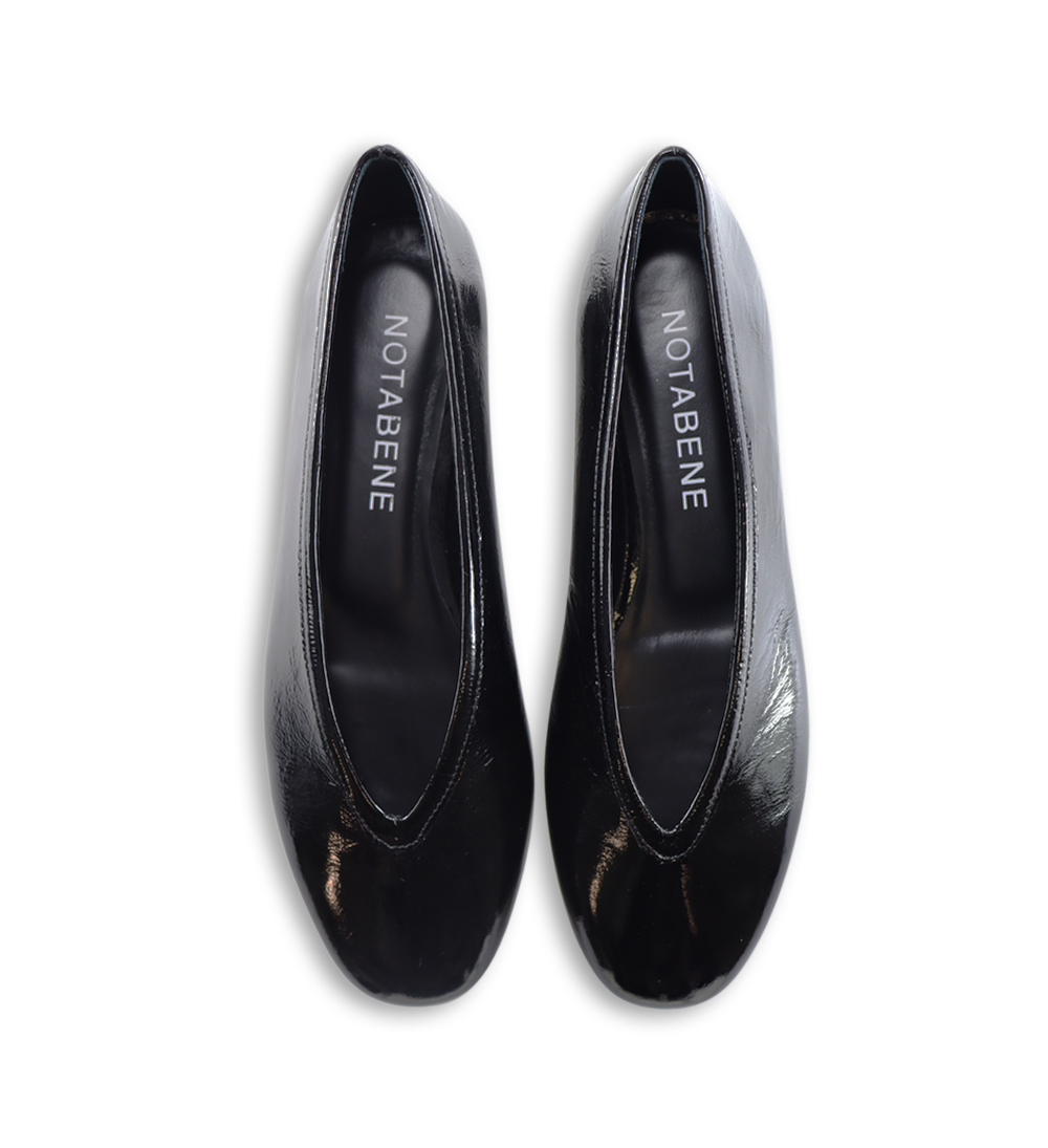 Betty ballerinas, black patent