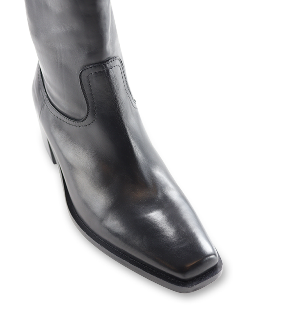 Laura 60 boots, black leather