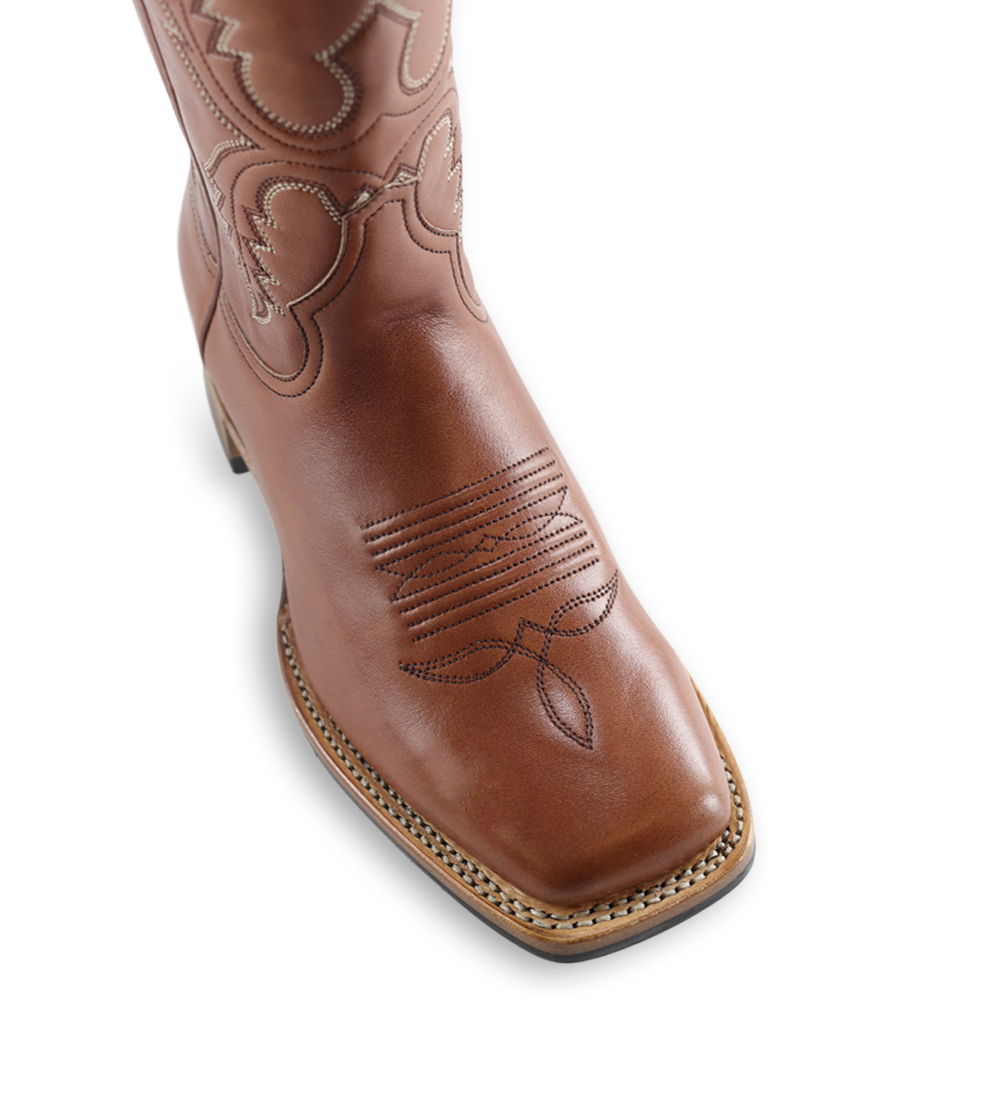 Draco 30 boots, brown leather