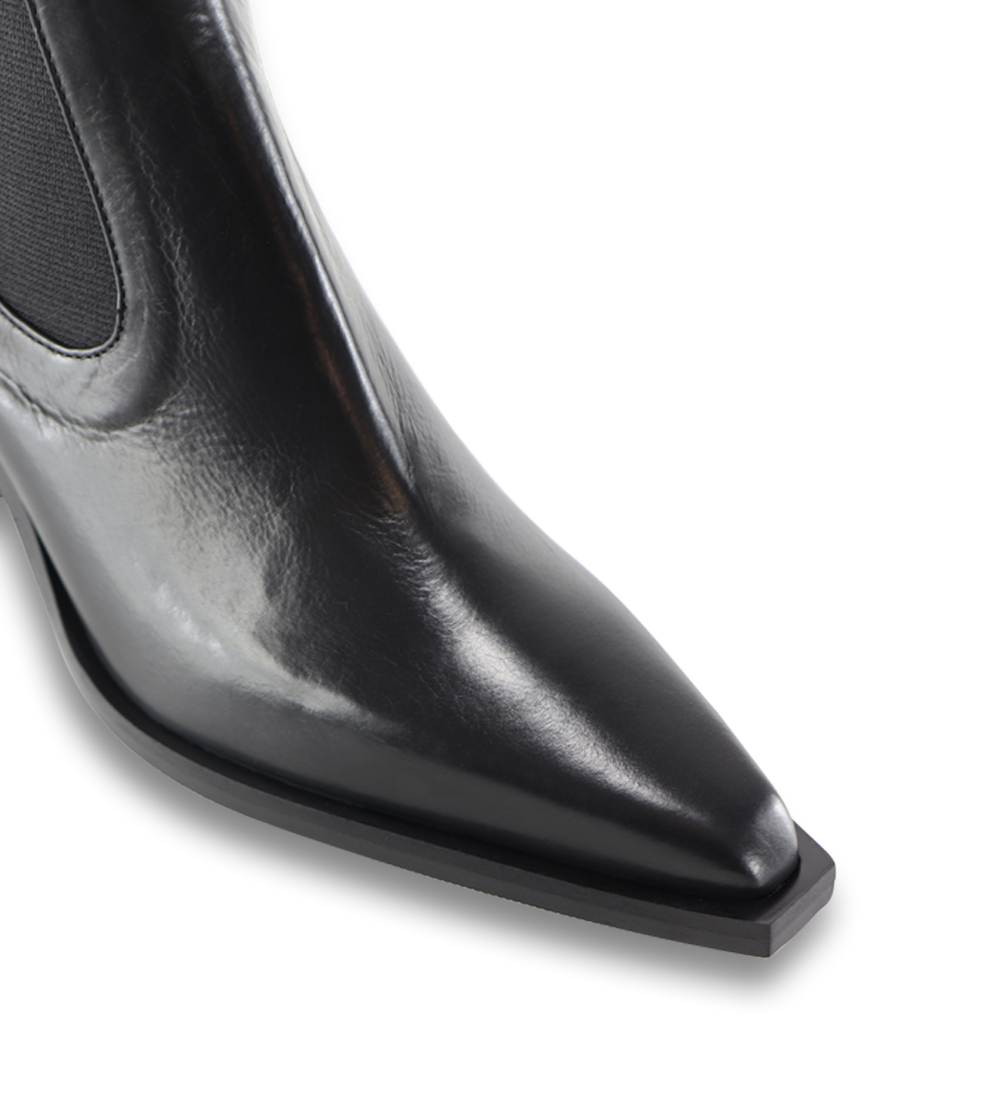 Luna 50 støvler, sort læder