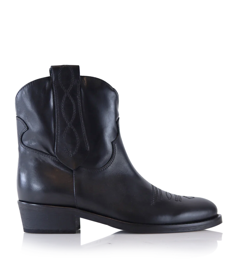 Anne boots, black leather