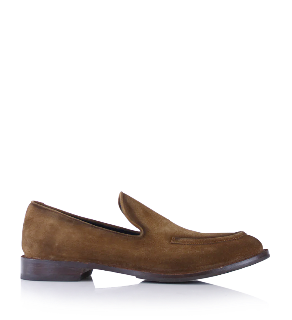 Antonio loafers, rust suede