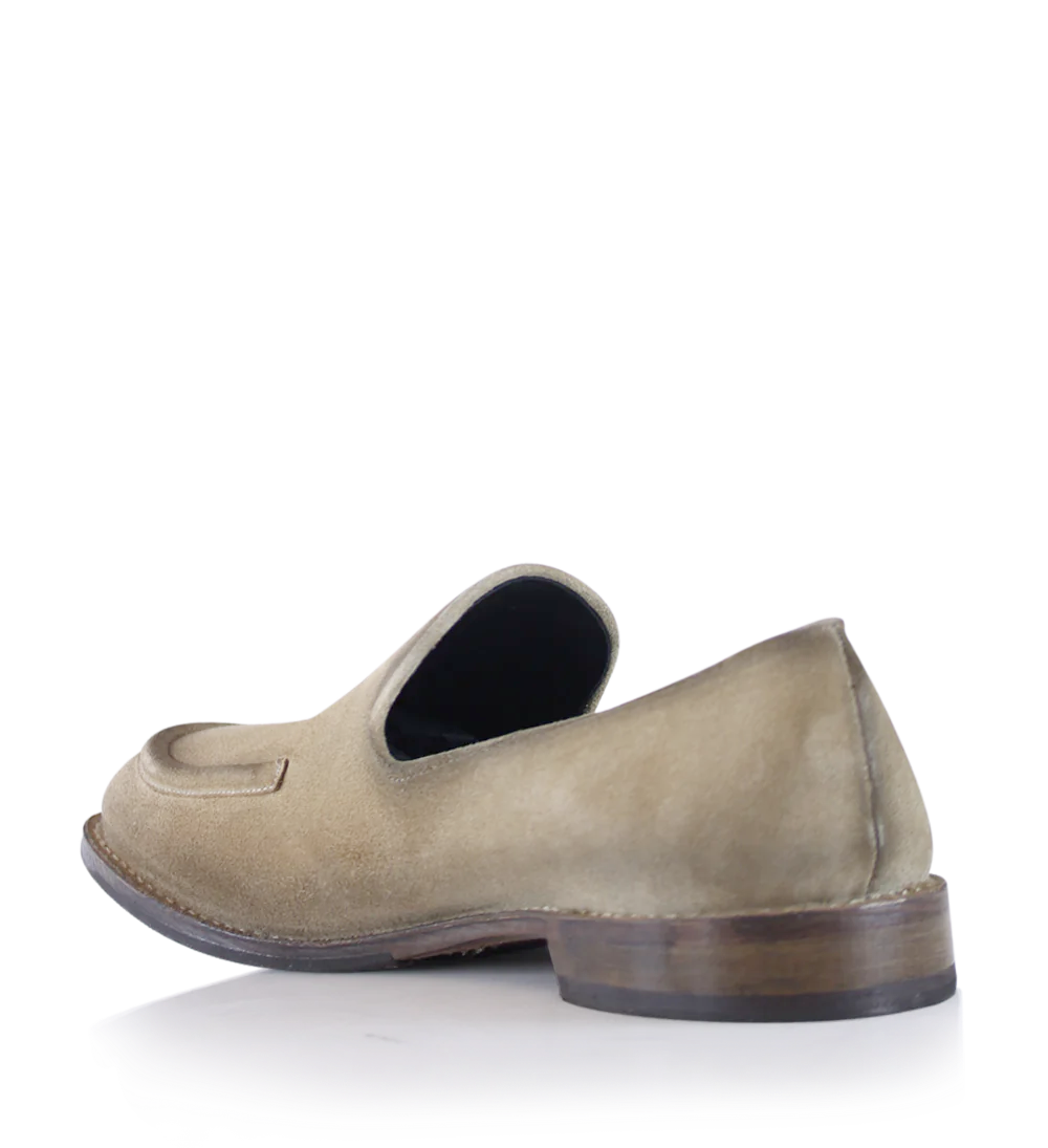 Antonio loafers, beige ruskind