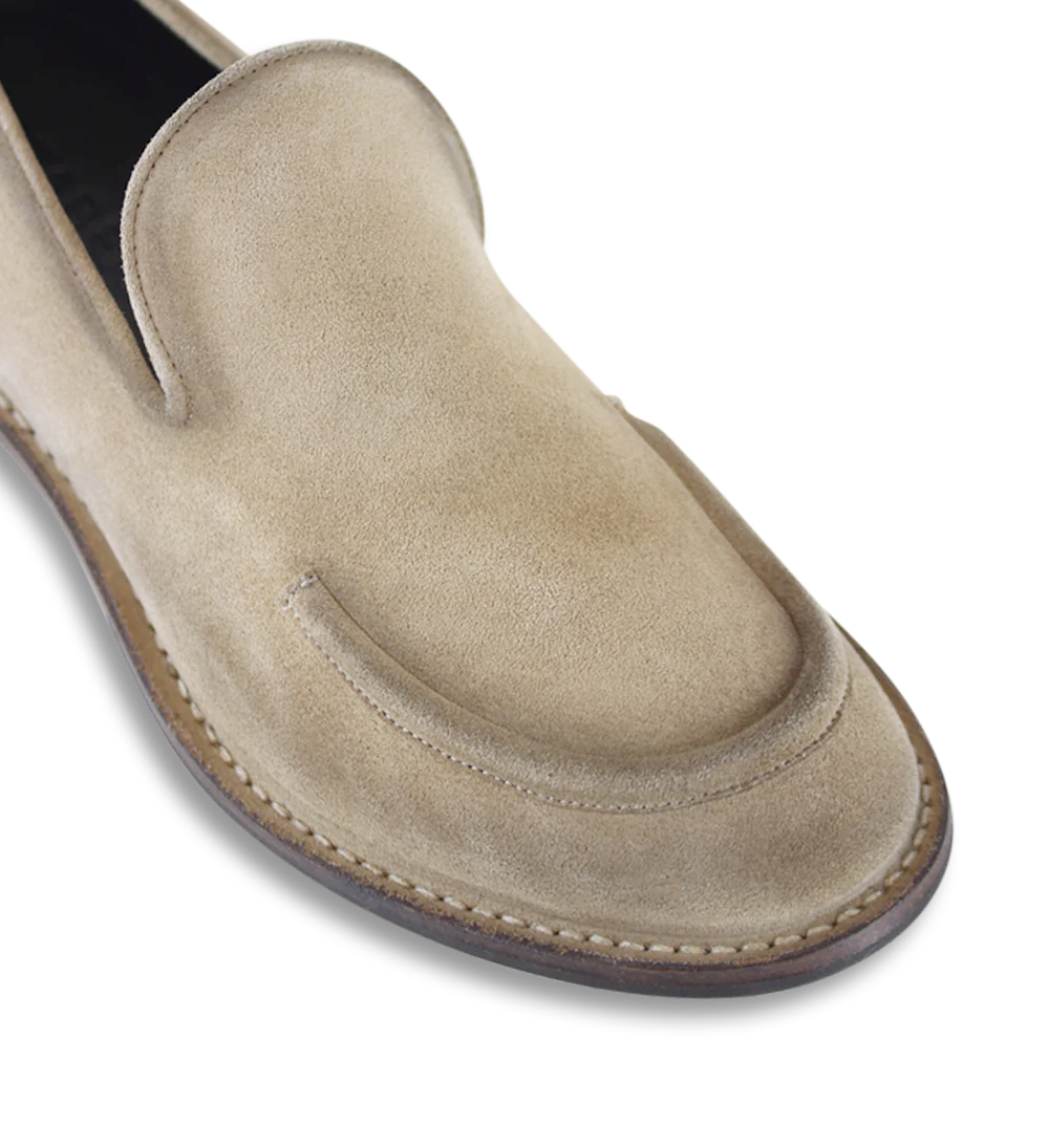 Antonio loafers, beige suede