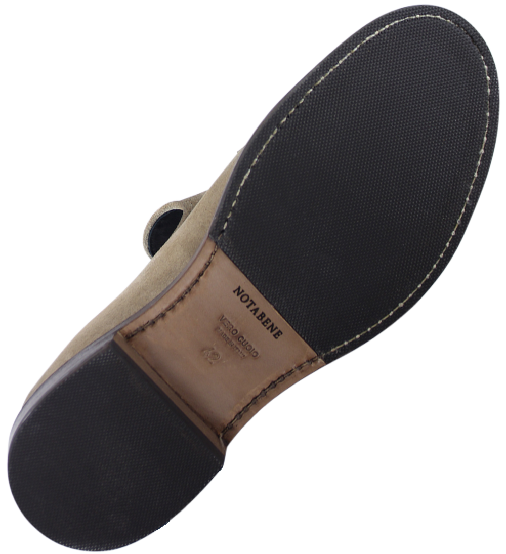 Antonio loafers, beige suede