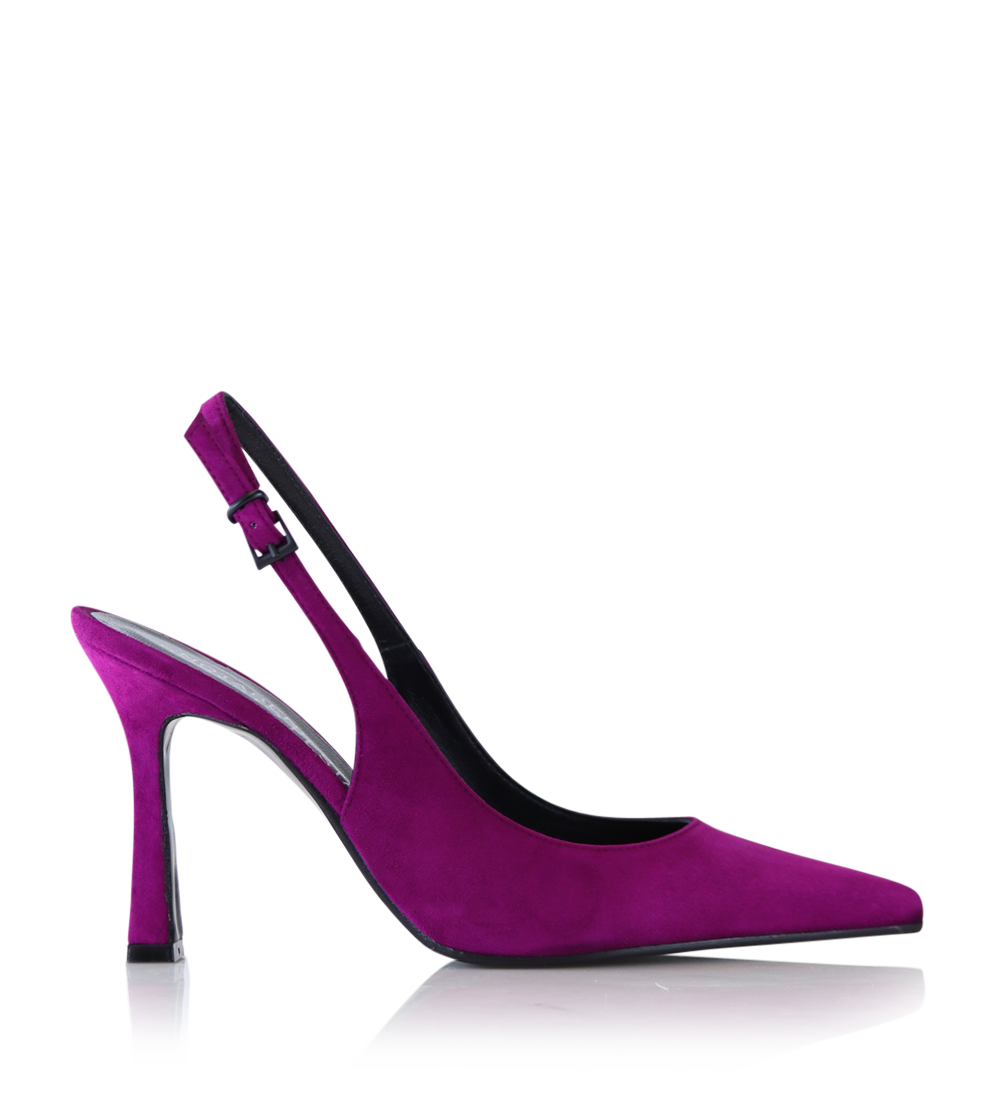 Emilia, Fuxia Suede, Stilettos