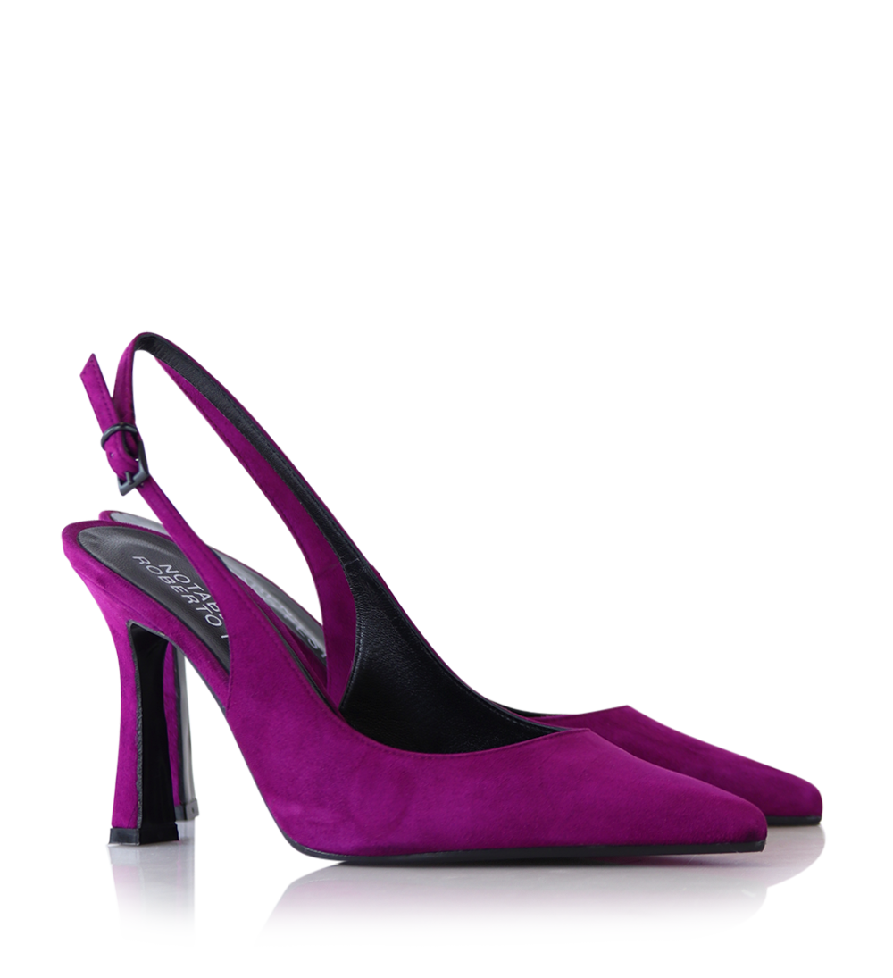 Emilia, Fuxia Suede, Stilettos