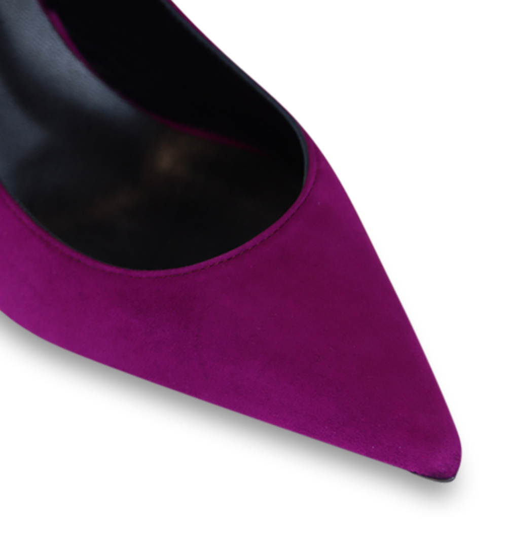 Emily 70 stilettos, fuxia suede