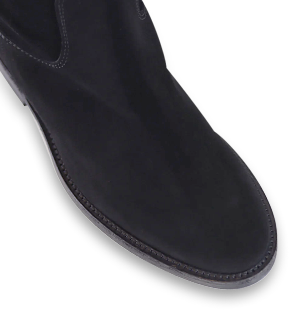 Iris 30 boots, black suede