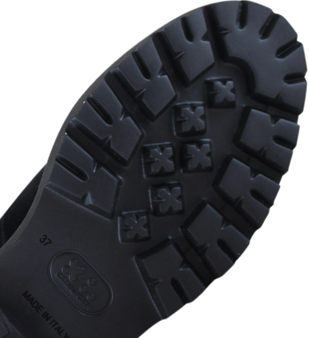 Tenora loafers, sort ruskind