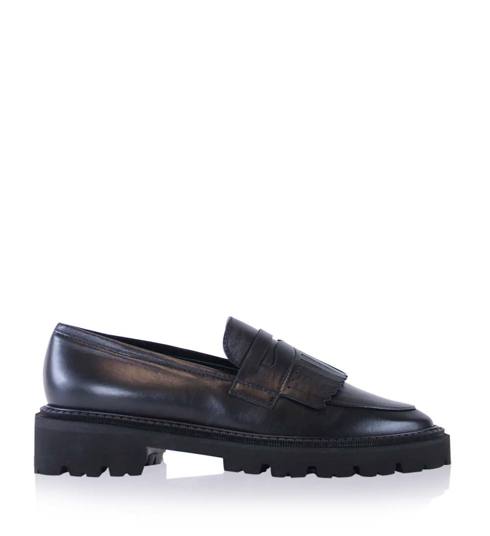 Tereza loafers, black leather