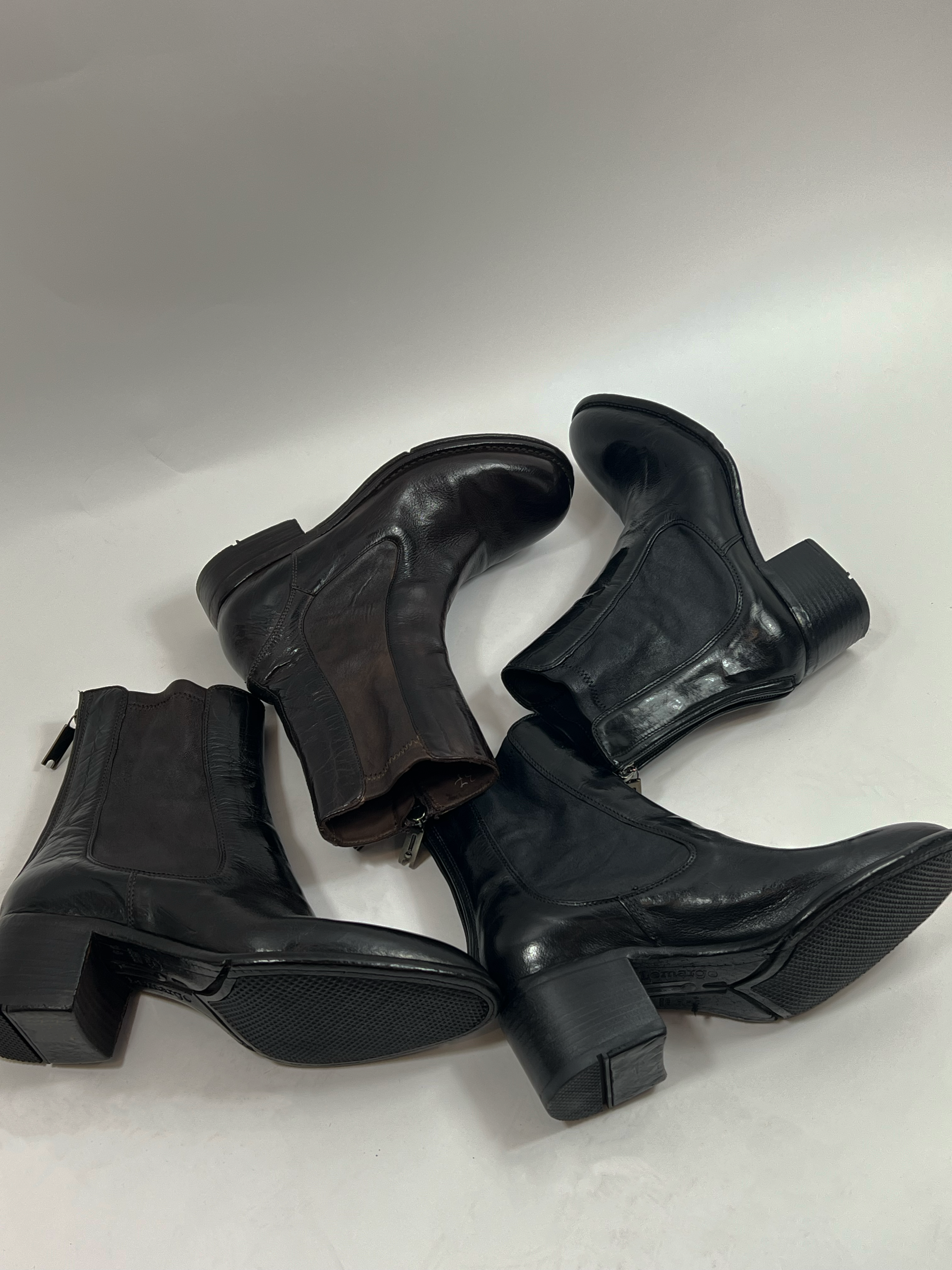 Norma chelsea boots, black leather